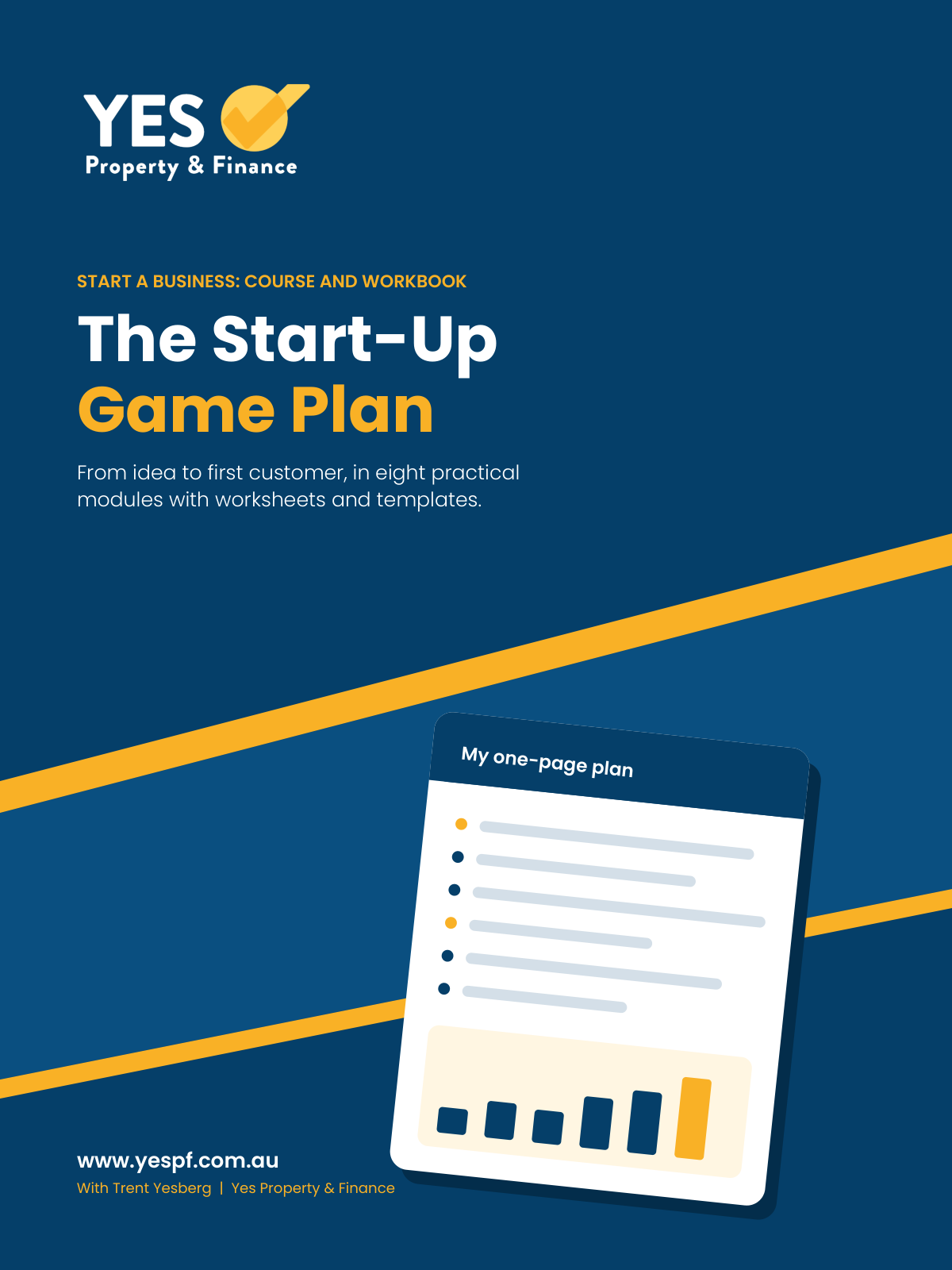 The Start-Up Game Plan by Trent Yesberg cover
